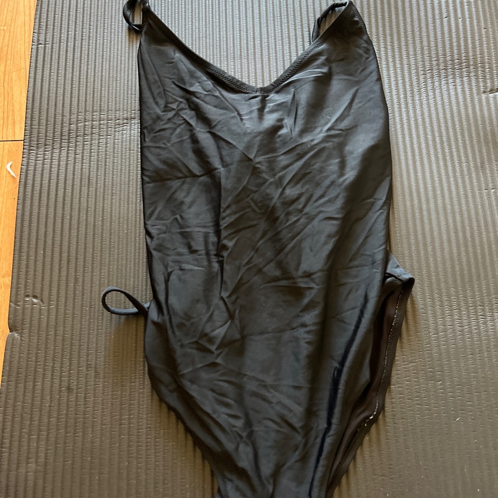Aerie One Piece Criss Cross Back Swimsuit